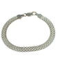 Silver Flat Weave Bracelet