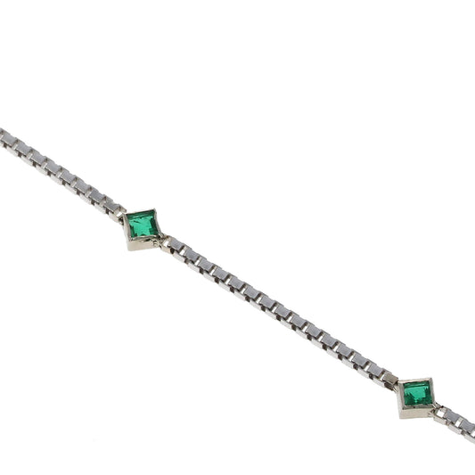 Emerald Station Bracelet