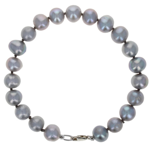 Grey Freshwater Pearl Bracelet
