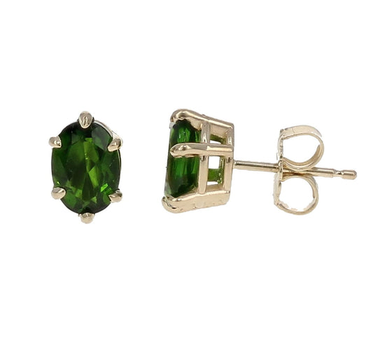 Chrome Diopside Earrings