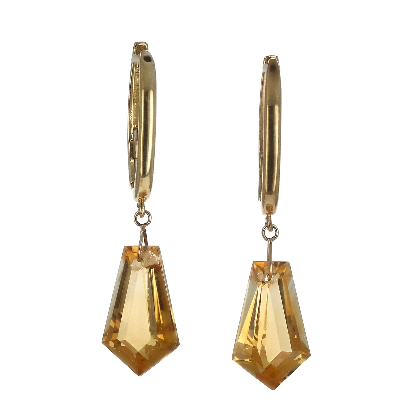Citrine Dangle Earrings