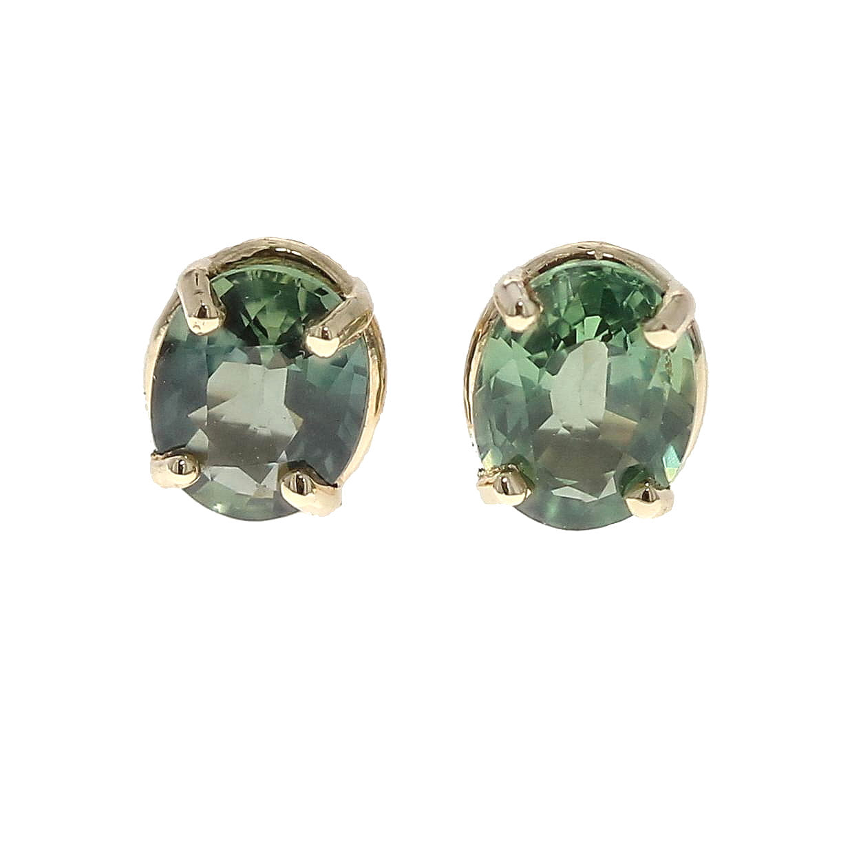 Green Sapphire Earrings