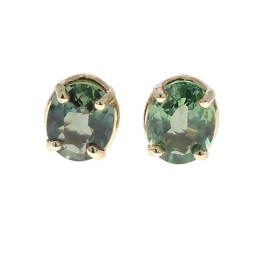 Green Sapphire Earrings