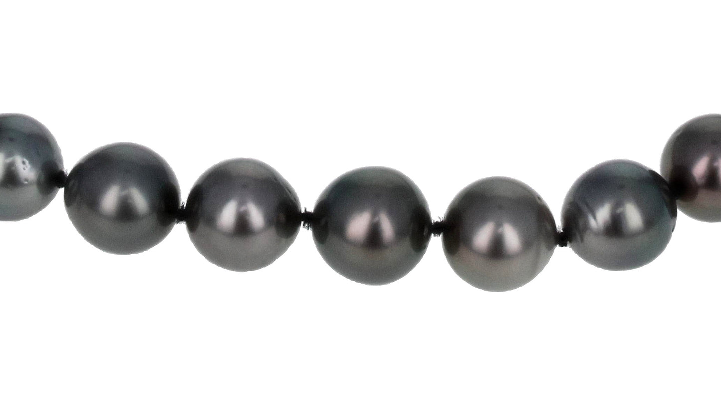 Black Tahitian Pearl Necklace
