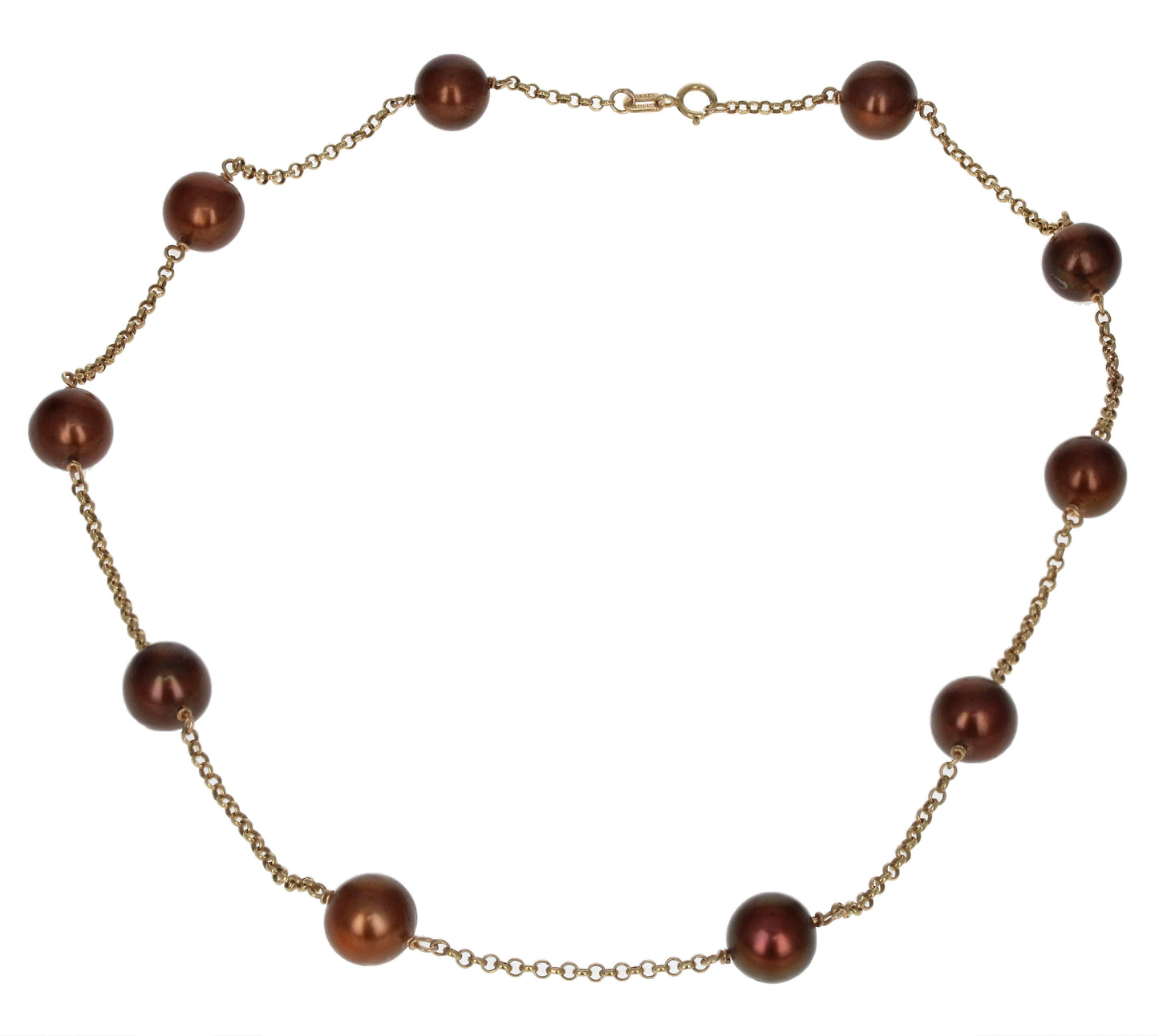 Chocolate Freshwater Pearl Necklace