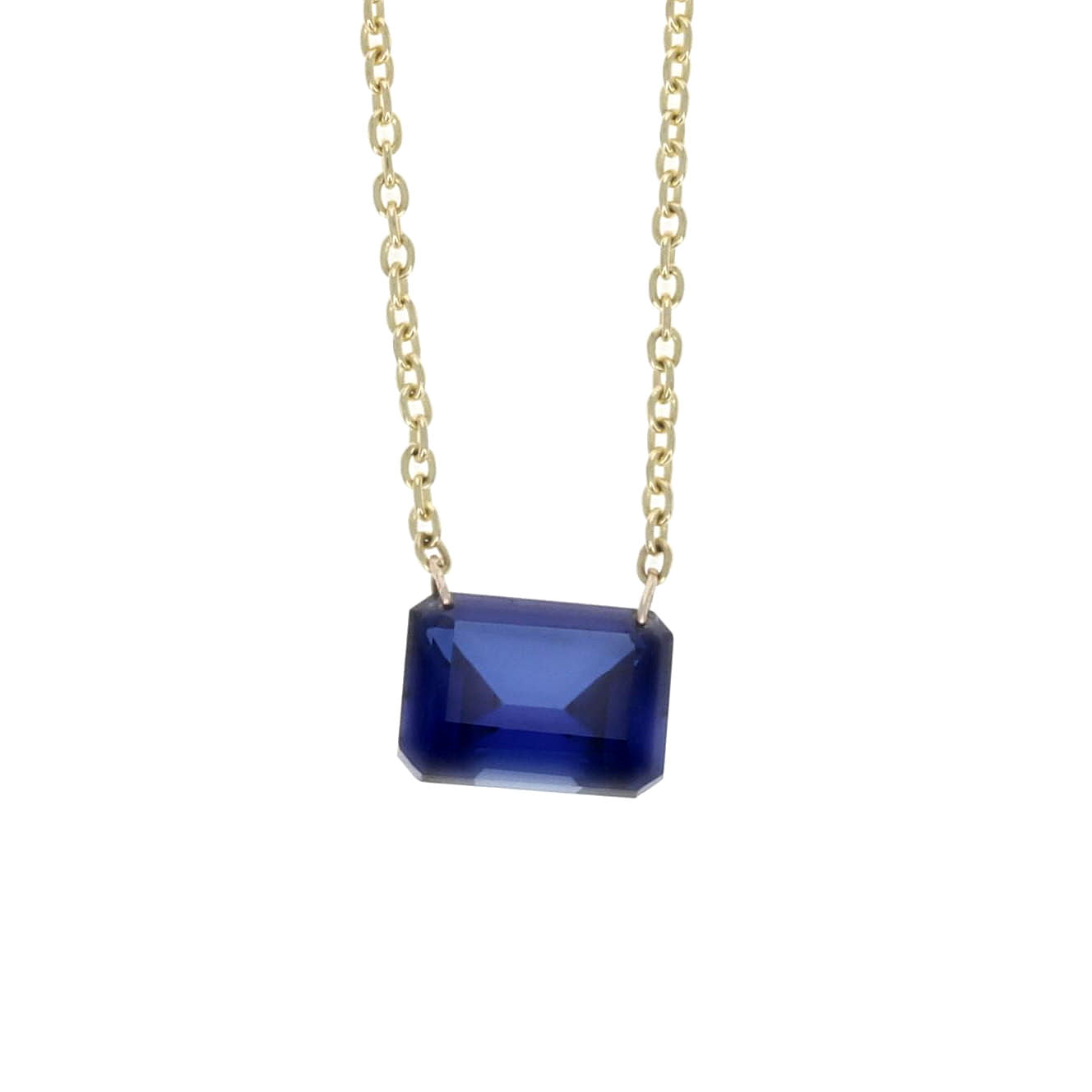 Lab Grown Sapphire Necklace