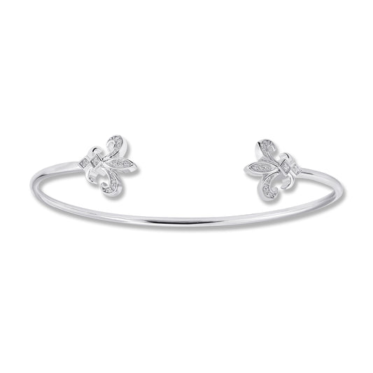 Fleur De Lis Cuff Bracelet