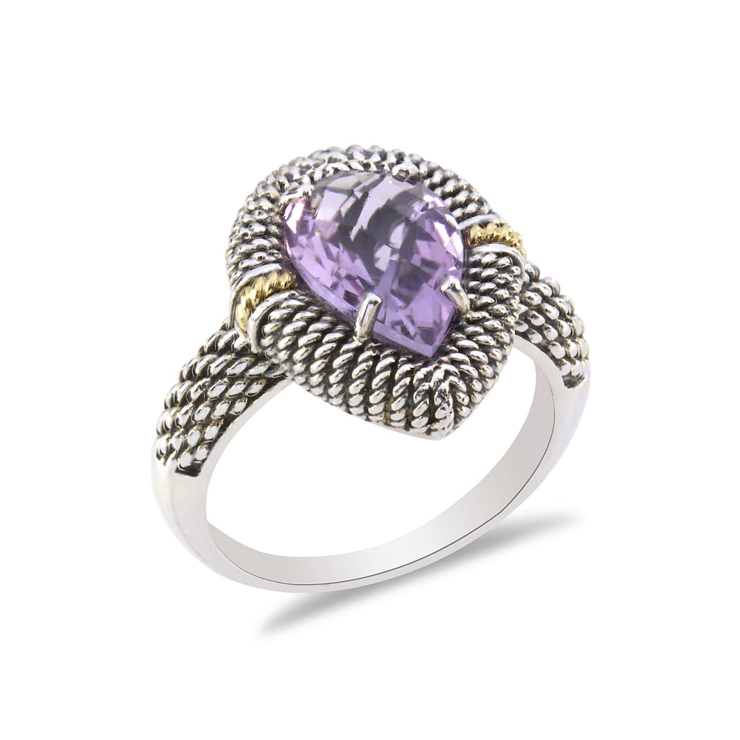 Pink Amethyst Ring