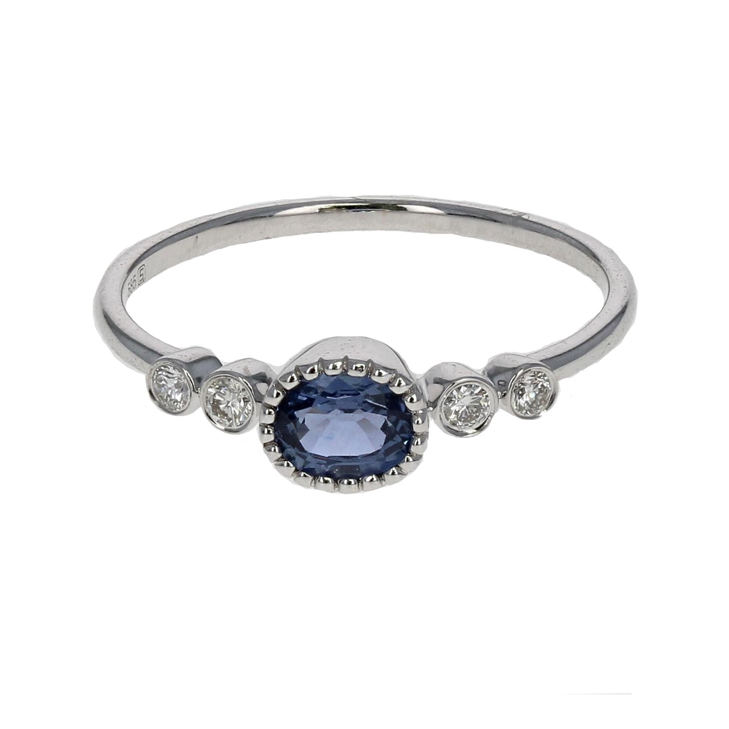 Sapphire and Diamond Ring
