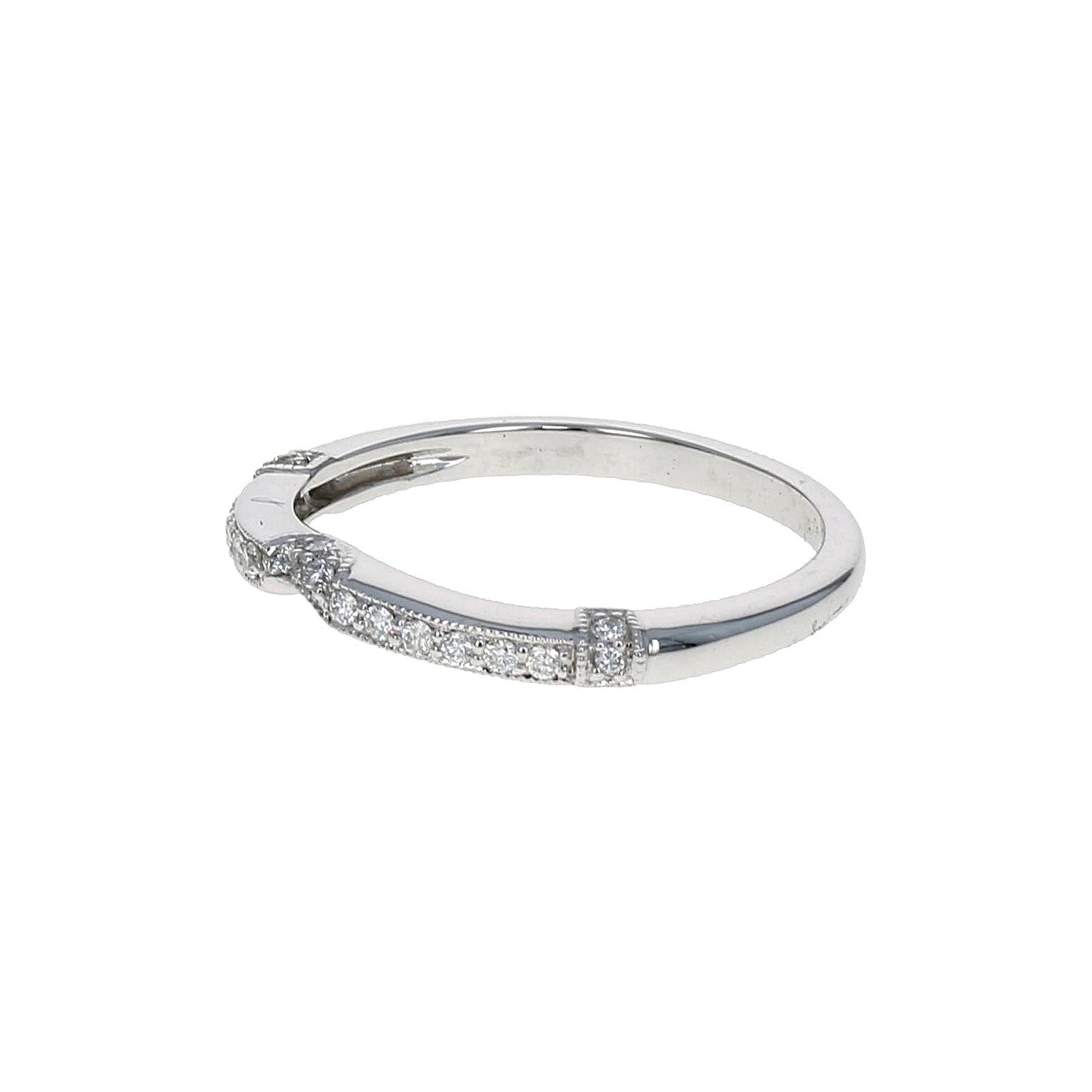 Contoured Diamond Band