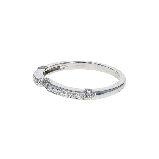Contoured Diamond Band