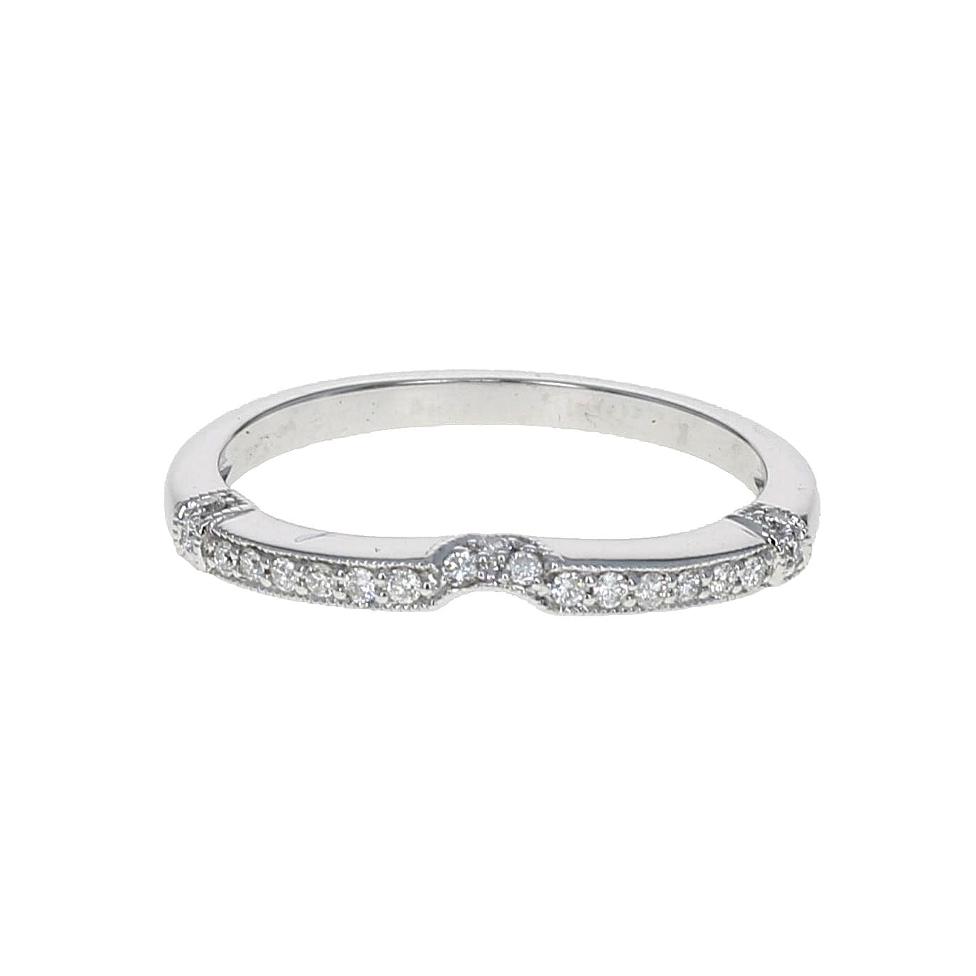 Contoured Diamond Band