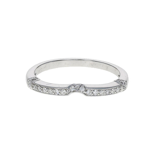 Contoured Diamond Band