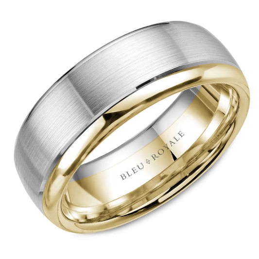 White and Yellow Wedding Band