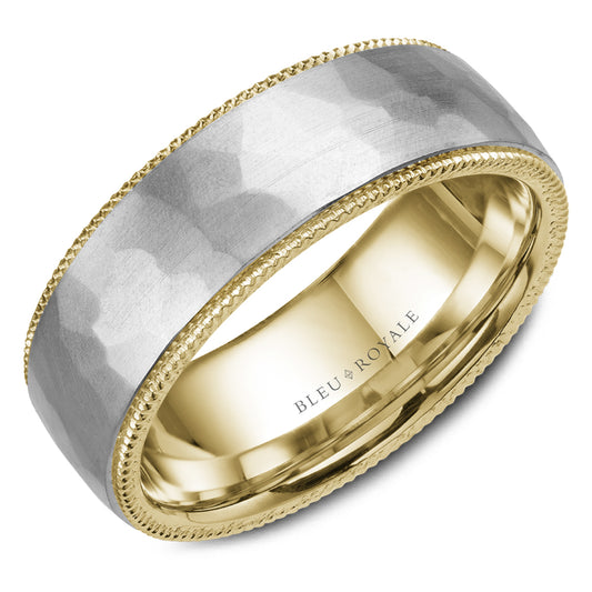 Two Tone Hammered Band
