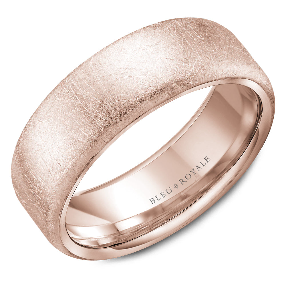 Rose Gold Textured Band