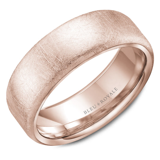 Rose Gold Textured Band