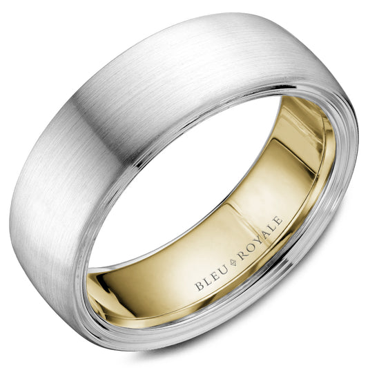 Two Tone Gold Band