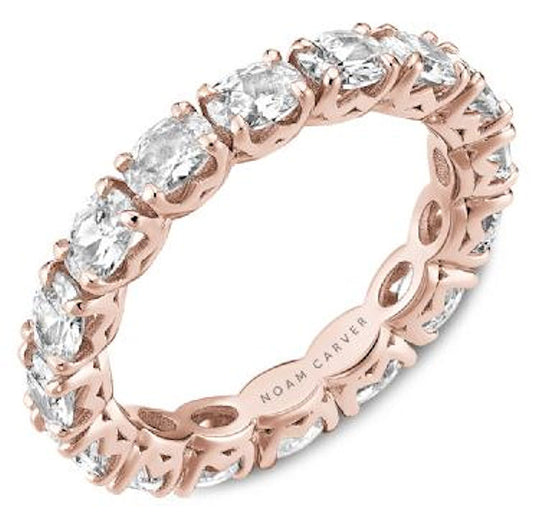 East/West Oval Diamond Band