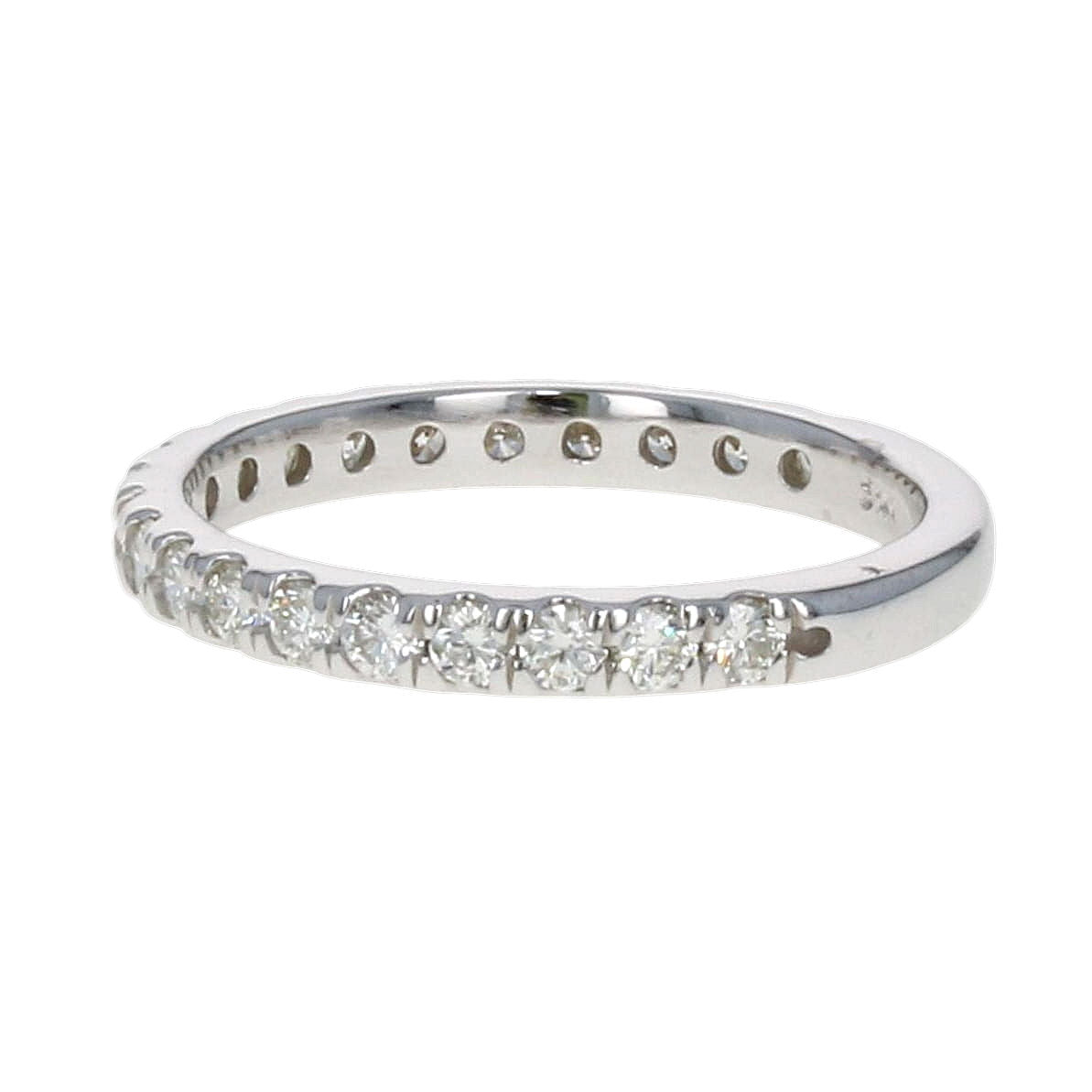 Round Diamond 3/4 Band