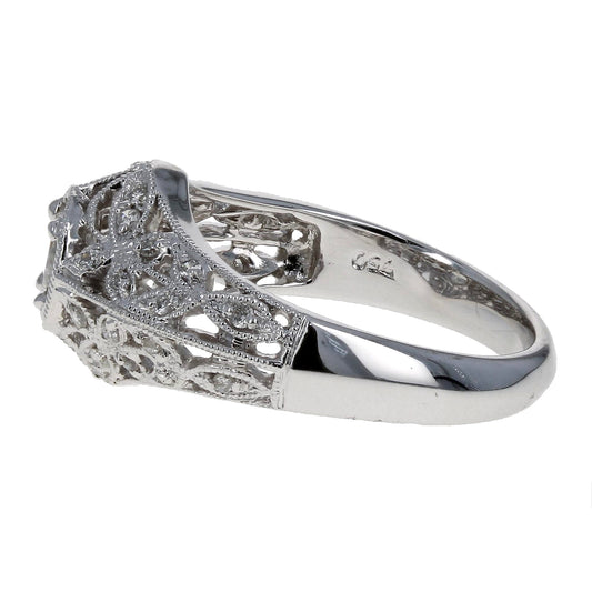 Filigree Diamond Ring