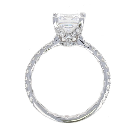 Princess Engagement Ring Setting