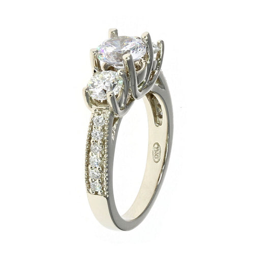 Three Stone Forevermark Diamond Ring