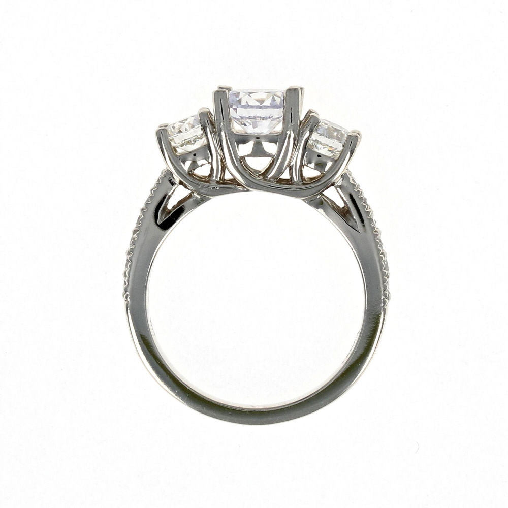 Three Stone Forevermark Diamond Ring