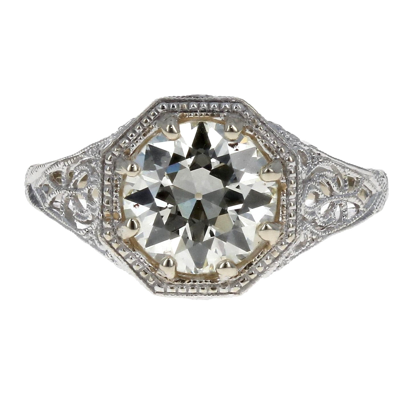 Old European Cut Engagement Ring