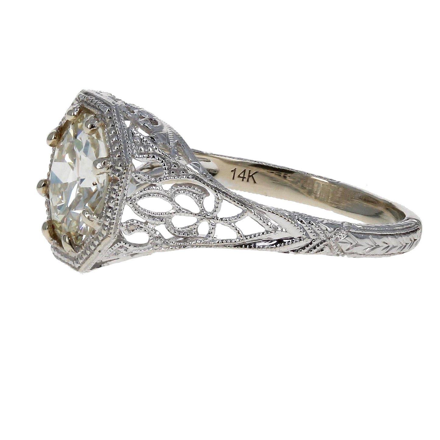 Old European Cut Engagement Ring