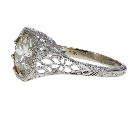 Old European Cut Engagement Ring