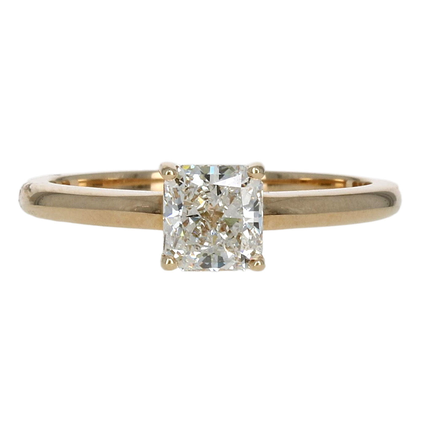 Radiant Cut Solitaire Engagement Ring