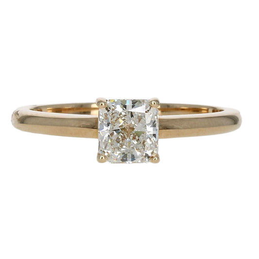 Radiant Cut Solitaire Engagement Ring