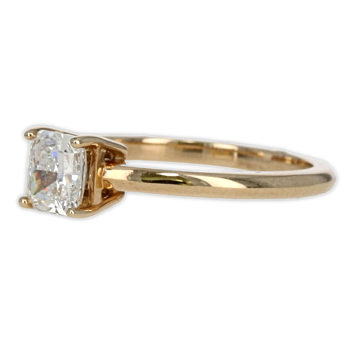 Radiant Cut Solitaire Engagement Ring