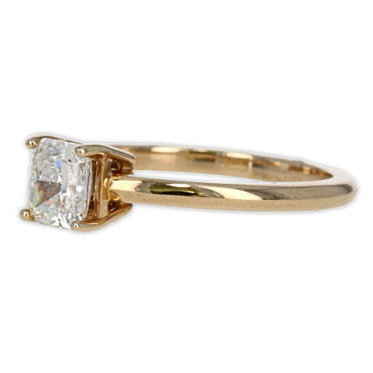 Radiant Cut Solitaire Engagement Ring