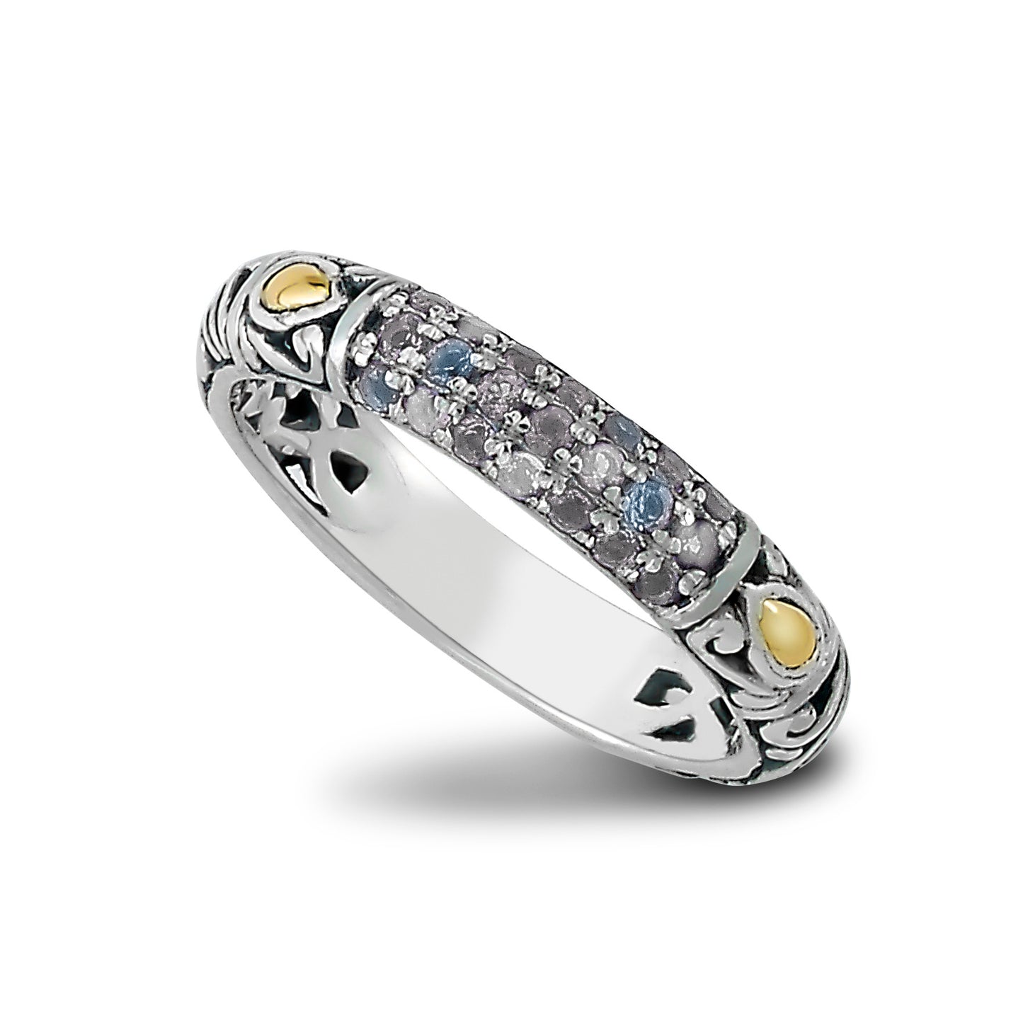 Moonstone Pave Ring