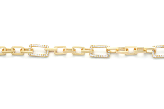 Rectangle-Link Bracelet