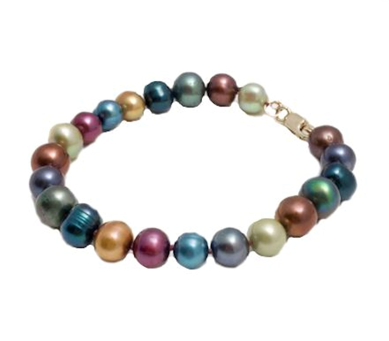 Multi-Colored Freshwater Pearl Bracelet