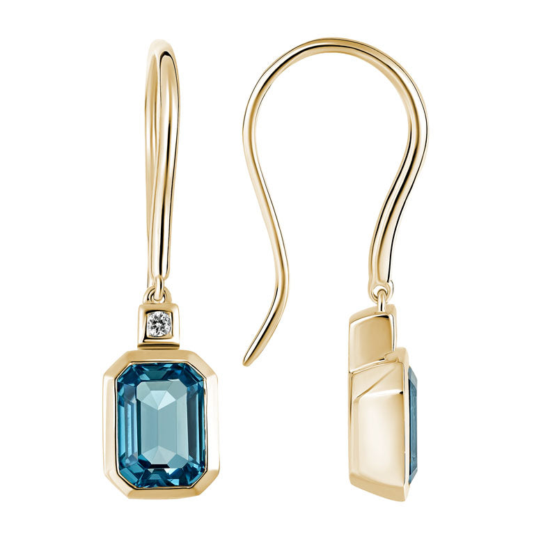 Dolce London Blue Topaz Earrings Hannon