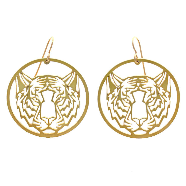 Tiger Earrings