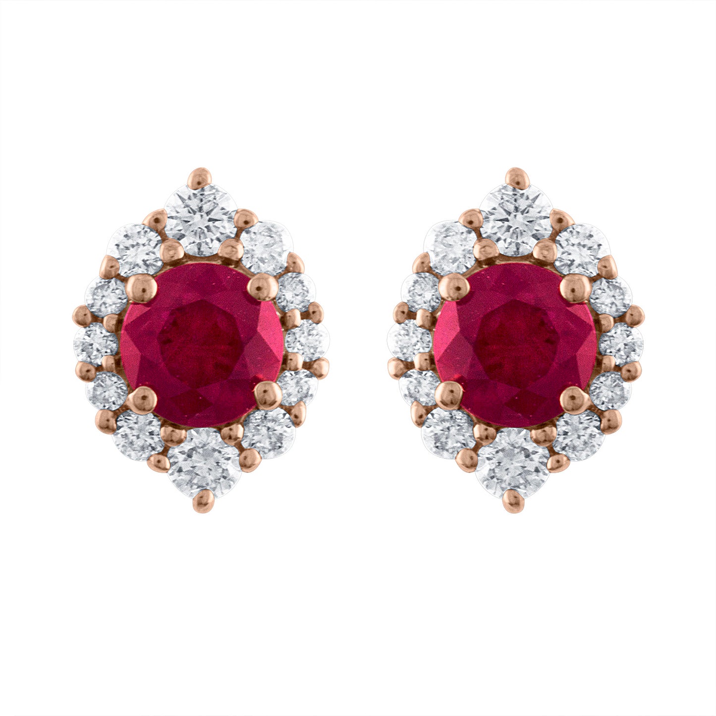 Eye Ruby Earrings