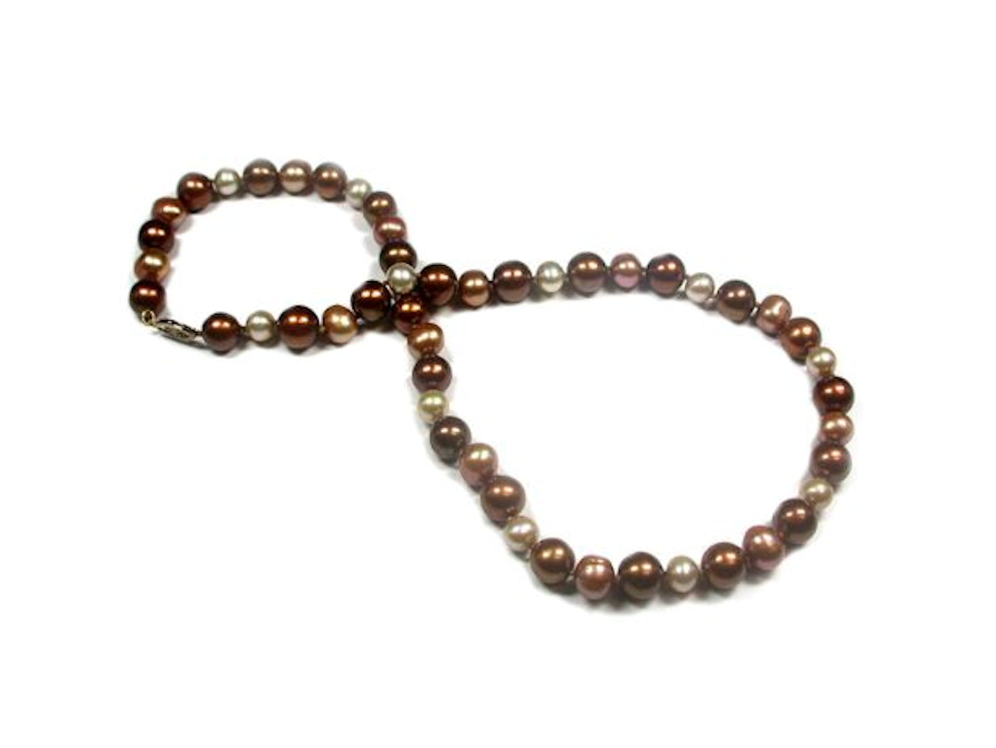 Latte Freshwater Pearl Necklace