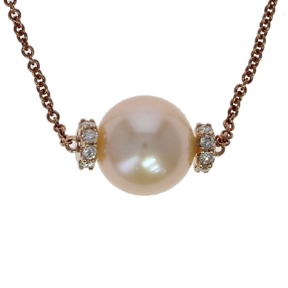 Peach Fresh Water Pearl Pendant