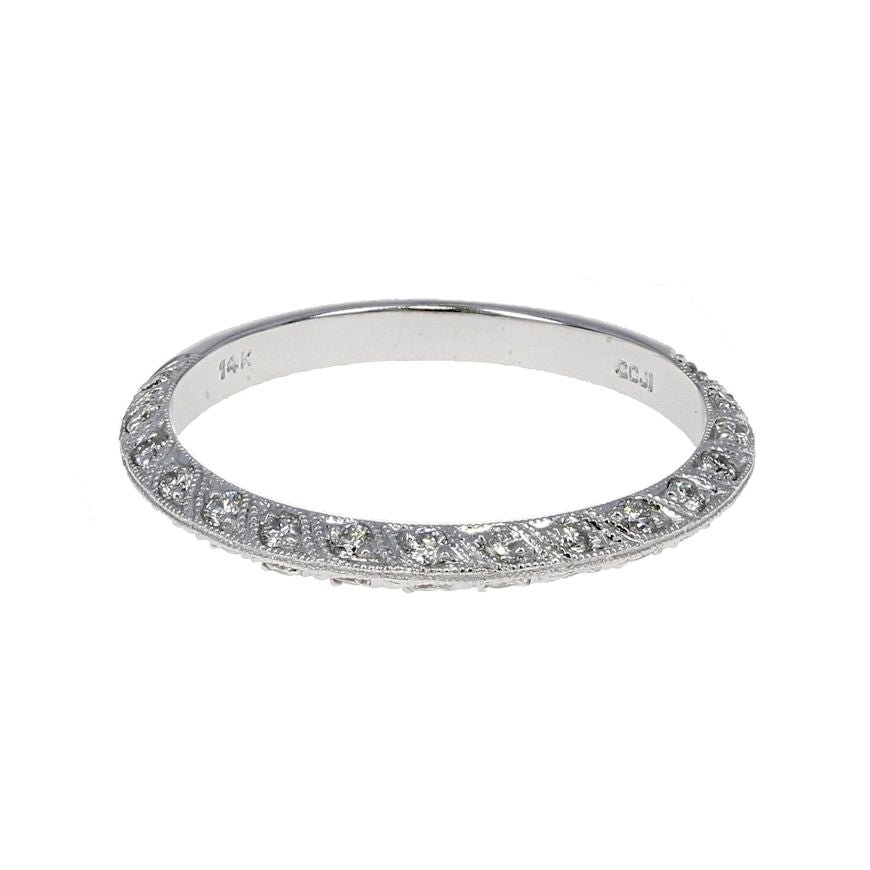 Hand Engraved Wedding Band