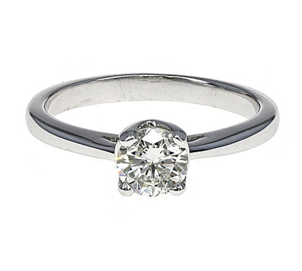 Round Solitaire Engagement Ring
