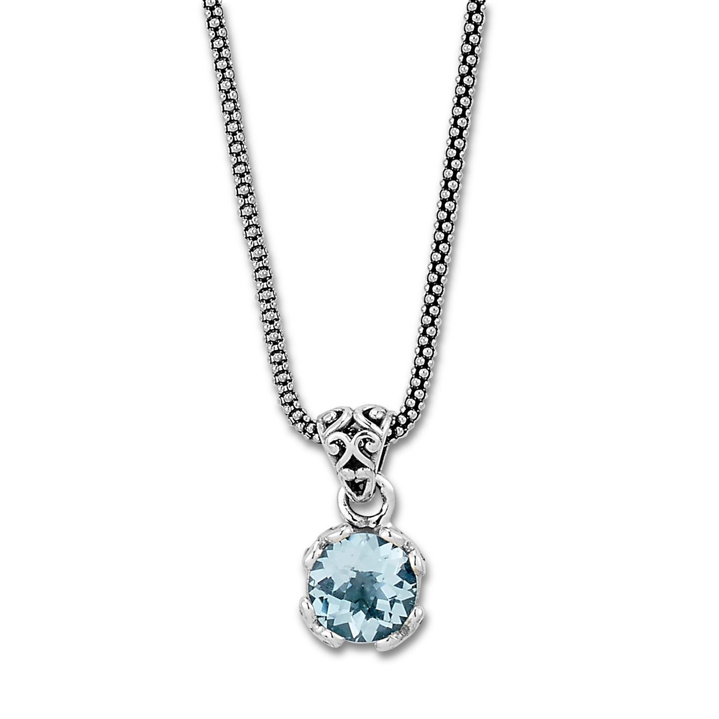 Bali Blue Topaz Necklace