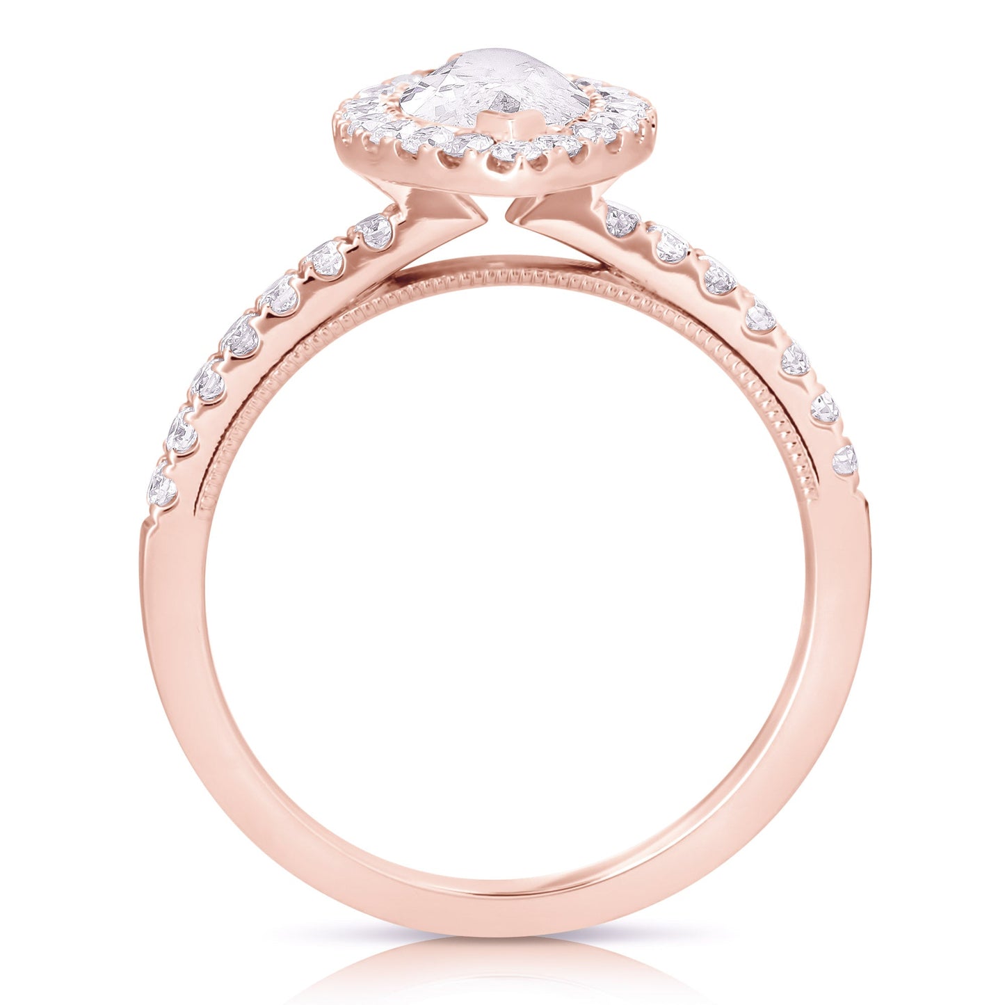 1 Ct Marquise Complete Engagement Ring