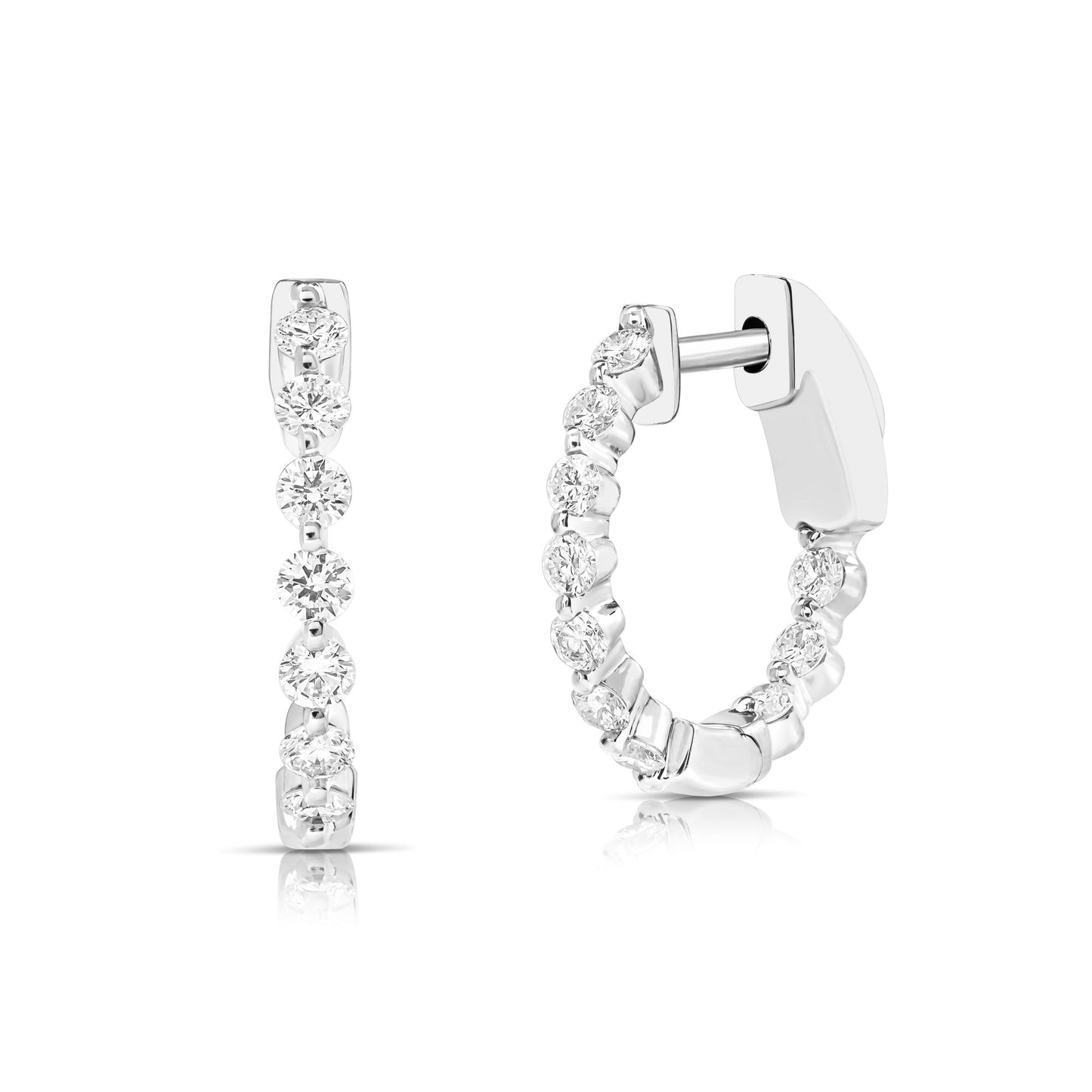 Premier Small Shared Single Prong Hoops