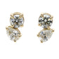 Two-Stone Diamond Stud Earring