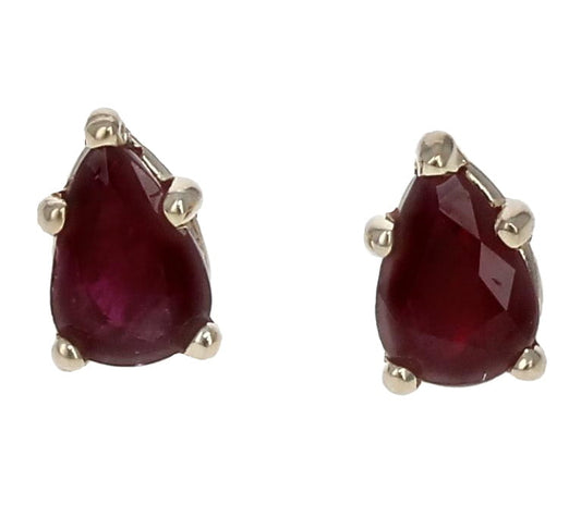 Ruby Stud Earrings